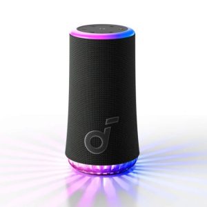SoundCore by Anker Wireless Glow Light Show Speaker, A3166011 - Black
