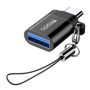 Yesido GS06 OTG Cable Type-C to USB 3.0 Super Fast Data - Black