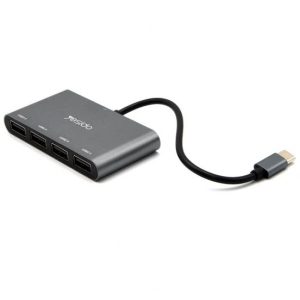 Yesido HB-13 Hub Adapter Cable 4-Ports Type-C 2.0 High Speed - Black