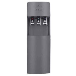 Armadillo Water Dispenser 3-Tap With Energy Saving Container , Grey - WDS - CAB - GRY - 0001 ( Water bottle on top )