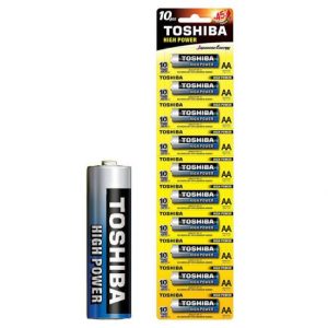 Toshiba Battery High Power Alkaline LR6GCP BP110 AA