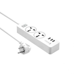 Buddy Electric Power Strip 2 Socket 3 USB 10.A 2500W - E10