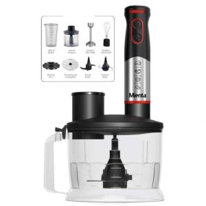 Mienta Hand Blender , 1000 Watt - Black - HB111238A