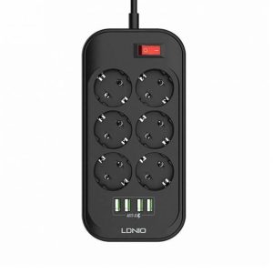 Ldnio Strip 6 Power Socket 4 USB 17W 2.M