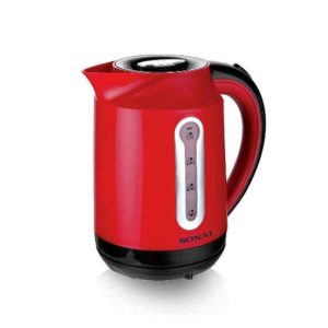 Sonai Kettle ,2200 Watt ,1.7L - Red -MAR-3000