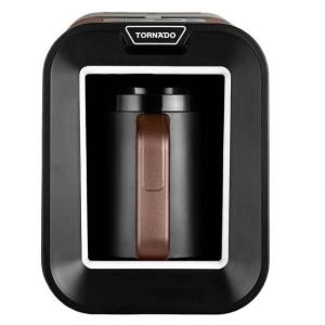 Tornado Automatic Turkish Coffee Maker 330ml , Brown x Black Water Tank -TCME-100S-PRO