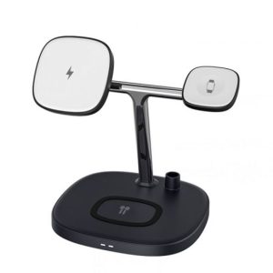 WIWU M8 15W 4-in-1 Air Power Magnetic Wireless Charger - Black