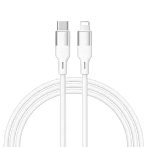 PD27W Fast charging silicone data cable RS22CL White