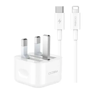 RECCI RCK-03UCL 20W PD3.0 WITH 100CM PD CABLE TRAVEL CHARGER KIT