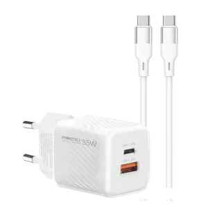 35W GAN fast charger set RC83CC White