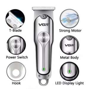 VGR Professional Zero Blade Rechargeable Hair Trimmer VGR V071