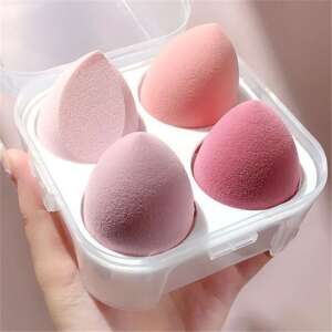 Makeup Beauty Blender Sponge With Box Set - 4 Pcs