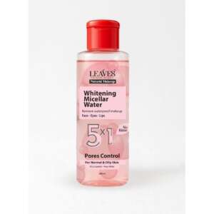 LEAVES Leaves Micellar Water Natural Makeup Remover (For Oily Skin) 5 in 1 200ml