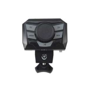 GM control block installed in the motorcycle's body