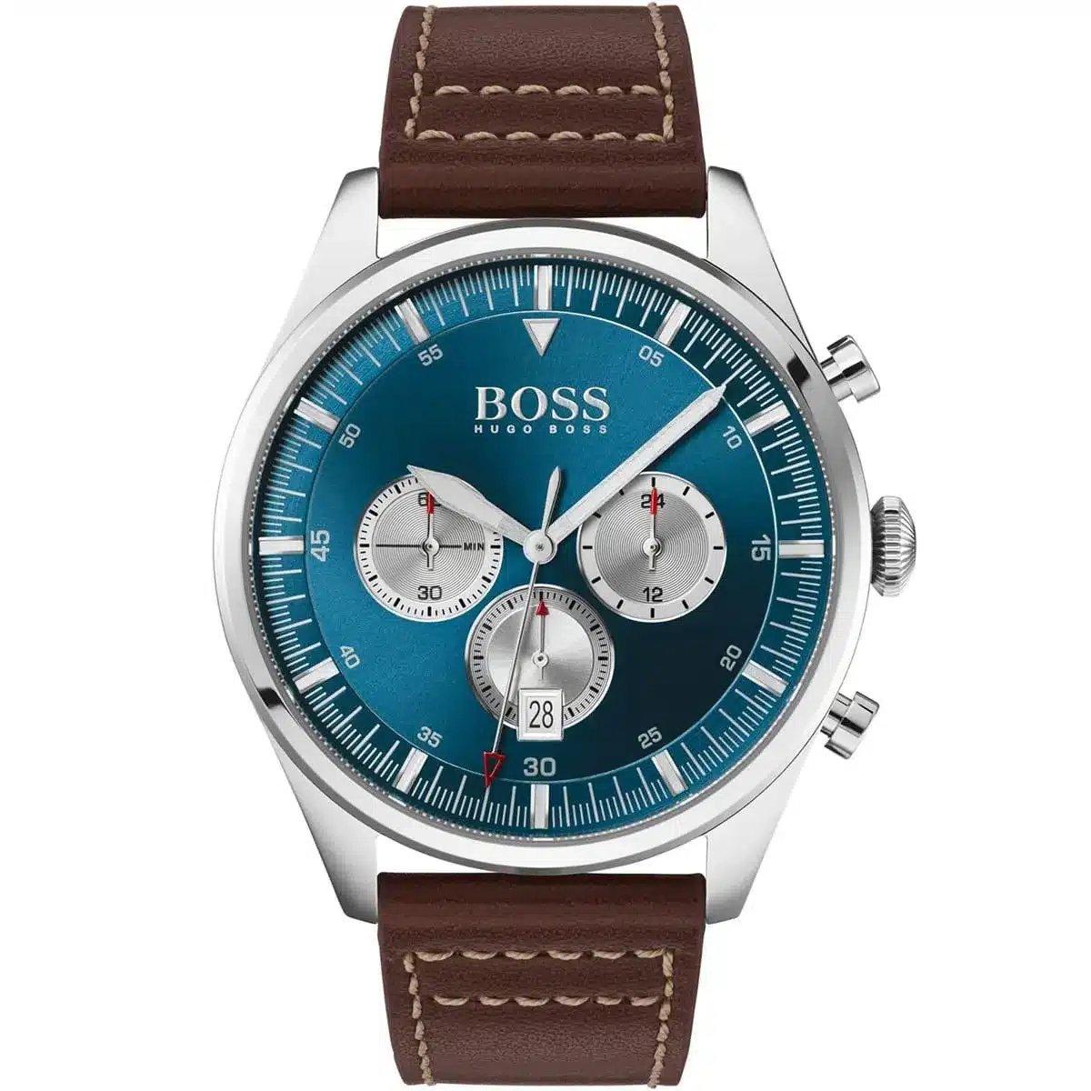 1513709-hugo-boss-watch-men-blue-dial-leather-brown-strap-quartz-battery-analog-chronograph-pioneer