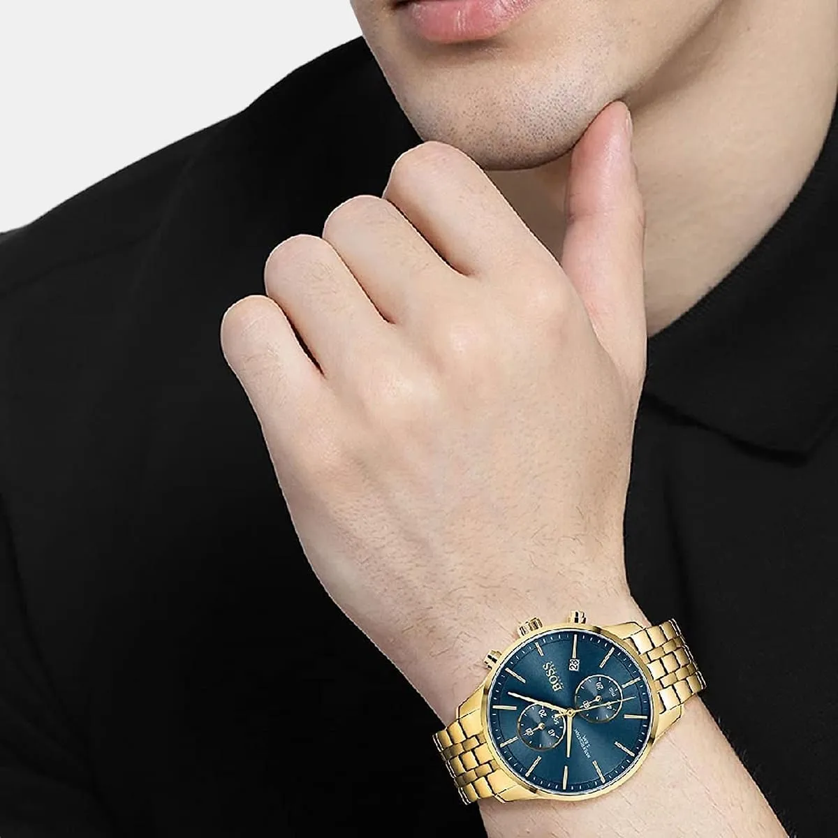 1513841-hugo-boss-watch-water-resistant-5bar-men-blue-dial-metal-stainless-gold-strap-quartz-battery-analog-chronograph-associate_13