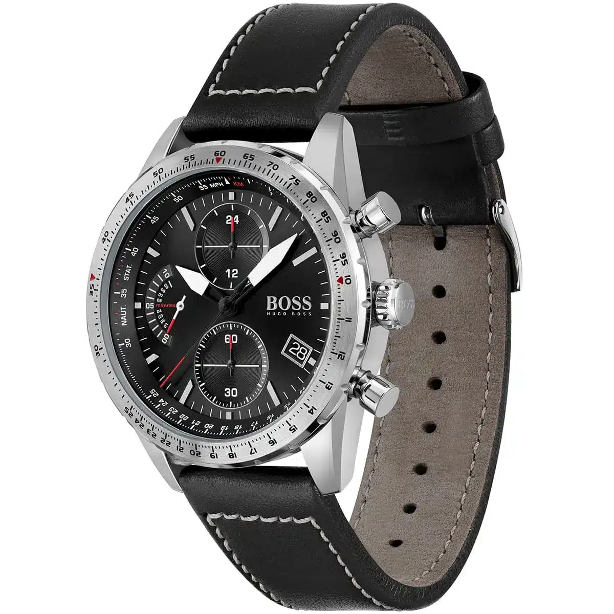 1513853-hugo-boss-watch-men-black-dial-leather-strap-quartz-battery-analog-chronograph-pilot-edition-chrono_2