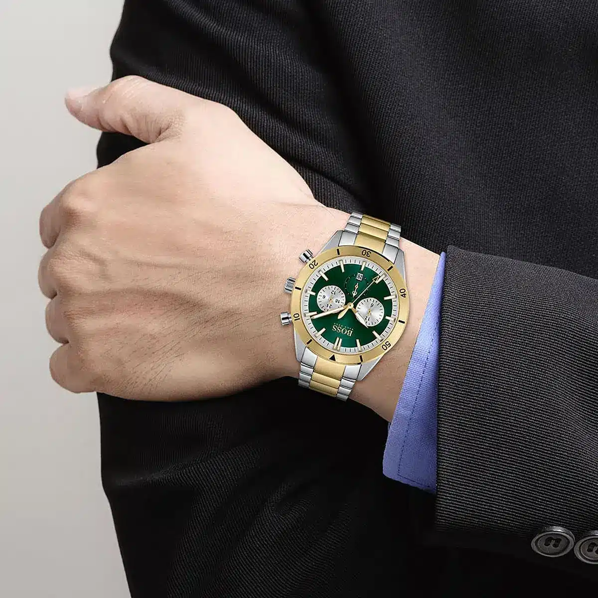 1513872-hugo-boss-watch-men-green-dial-metal-stainless-steel-silver-gold-strap-quartz-battery-analog-chronograph-santiago_11