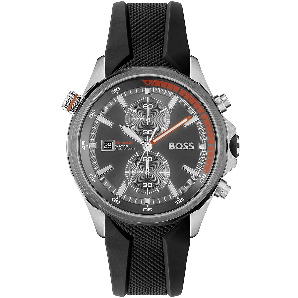 1513931-hugo-boss-watch-men-gray-dial-rubber-black-strap-quartz-battery-analog-chronograph-10bar-water-resistant-globetrotter