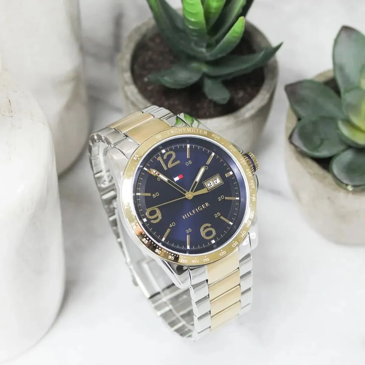 1791453-tommy-hilfiger-watch-men-blue-dial-metal-stainless-steel-silver-gold-strap-quartz-battery-analog-three-hand-ken_6