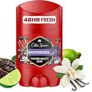Old Spice Night Panther Deodorant Pen for Men (50ml) Men Gel 48h Freshness 0% Aluminium Salts, No White Residue and Yellow Stains