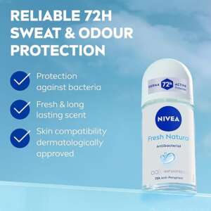 NIVEA Deodorant Roll-on for Women, Fresh Natural Ocean Extracts, 50ml