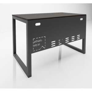 El Helow Style Modern Desk - Gray