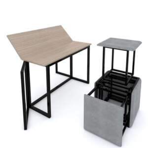 Artistico Folding Table + 4 Chairs