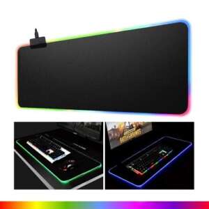GMS-WT-5 RGB Gaming Mouse Pad - Black