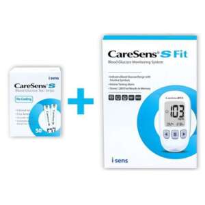 Caresens S Fit Blood Glucose Monitor + 50 Strips