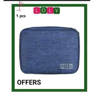 Travel-Friendly Electronics Organizer, Cable Organizer, and Digital Device Storage