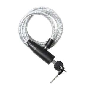 Decathlon 100 Bike Cable Lock - Grey