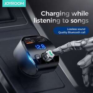 JOY ROOM JR-CL02 -- Qc 3.0 18W Car Charger With Mp3 Player Bluetooth & FM Transmitter