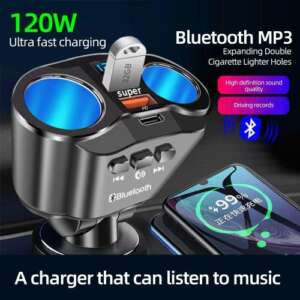 A9 All-in-One Multi-Function Car Cigarette Lighter Socket
