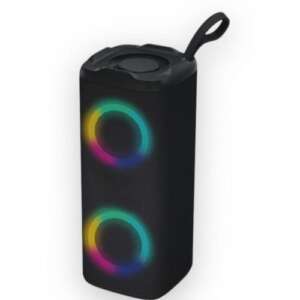 Portable Bluetooth Waterproof Speaker LED RGB LM-882 - Black