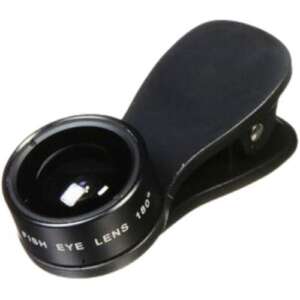 3-in-1 Cell Phone Camera Lens Kit: Fisheye, Wide Angle, Macro Lens, Smartphone Clip, Camera Lens For Travel, Portrait, And Landscape Photography, Optics For Stunning Photography (Black)