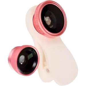 3-in-1 Cell Phone Camera Lens Kit: Fisheye, Wide Angle, Macro Lens