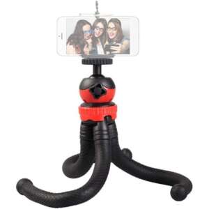 Mini Flexible Octopus Tripod with 360 Degree Rotating Ball Head for GoPro Hero 6 5 4 3 Plus 3 Yi Action Camera, Canon Nikon Sony DSLR Camera, iPhone X 8 7
