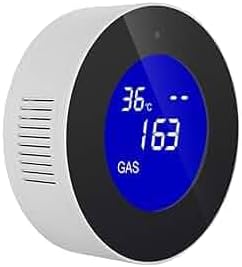 WiFi Gas Detector with Digital Display, Temperature and Humidity Monitor, CE Certified