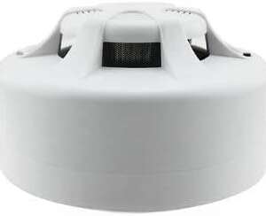 Standalone 9V Battery (Included) Operated Smoke Detector, 10M Coverage Photoelectric Sensor for Home and Office Security DIY with built in alarm and RF433