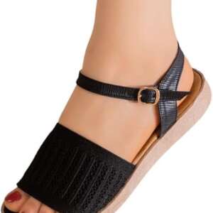 Women's Comfort Knitted Flat Heel Sandal