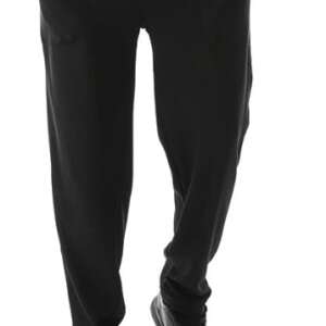 Ribbed Comfy Elastic Black Joggers