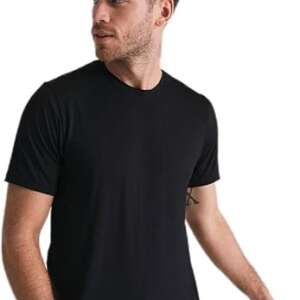 Men's Cotton Spandex T-Shirt, Athletic Fit, Premium Soft Fabric