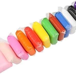 Air Dry Clay Set for Kids – Includes 12 Colors – Soft & Lightweight, Perfect for DIY Crafts, Art Projects & Creative Play (1 Pack)