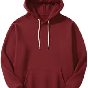 DO IT mens Basic Cotton Hoodie Sweatshirt
