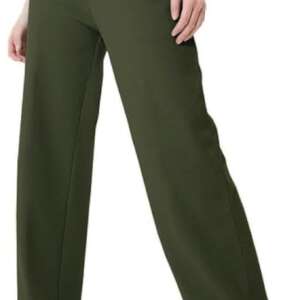 Sherwal High Waist Wide Leg Sweatpants - Sportswear - Side Pockets and Drawstring Waist for Women
