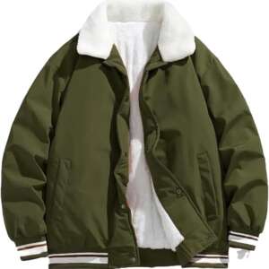Men's WaterProof Jacket Updated Full Lined White Fur