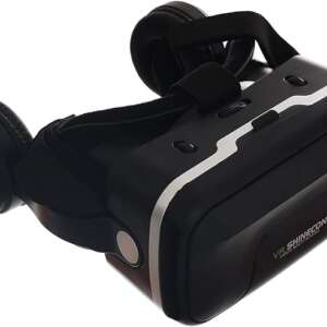 Shinecon Vr Virtual Reality Glasses with Hidden Microphone and Headset - Black