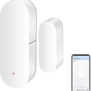 SENCKIT WiFi Door Sensor: Smart Door Open/Closed Detectors, Wireless Window Sensor with App Notification Alert, Contact Sensor for Home Security, Compatible with Alexa Google Assistant (1pack)