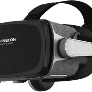 VR SHINECON [New Version ] VR Headset,Virtual Reality Headset, VR Goggles for Movies, Video,Games - 3D VR Glasses for iPhone, Android and Other Phones Within 4.7-6.2 inches